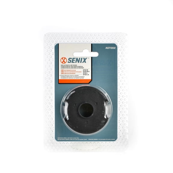 SENIX 16.4 FT Spooled Trimmer Line (0.065'') for GTX2-L, GTX2-M, GTX2-L-0, GTX2-M-0 20V Max Cordless String Trimmers and Edger Lawn Tools, AGT002