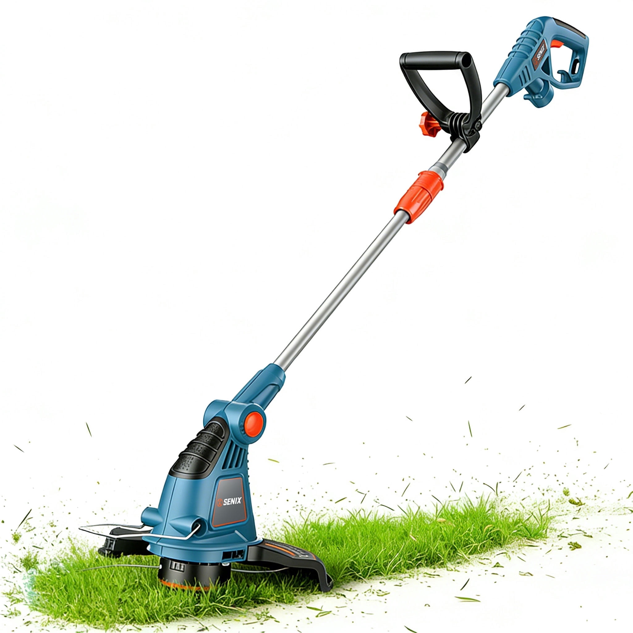 SENIX 2-in-1 13''Corded Weed Eaters & Edger, String Trimmer, Auto-Feed, Telescopic Shaft,Adjustable Trimmer Head, Only 5lbs