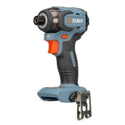 SENIX 20 Volt Max* 1/4-Inch Impact Driver, Brushless Motor, 130 Foot-Pound of Max Torque, 3000 RPM Tool Only PDIX2-M2-0