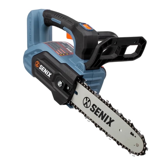 SENIX 20V 8-inch Brushless Cordless Chainsaw with Automatic Oiler, Tool-Free Chain Tension, Tool Only, CSX2-M1-0
