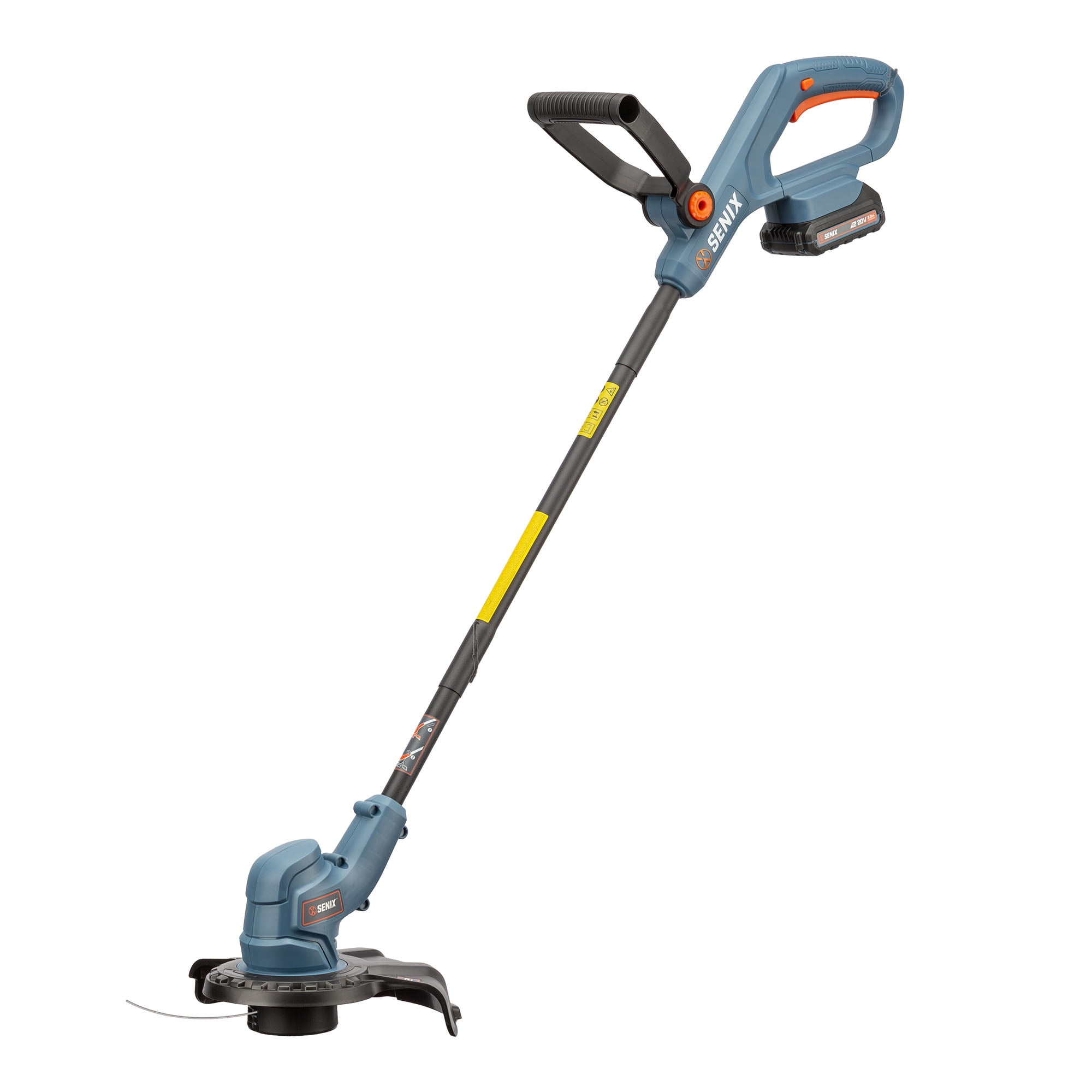 SENIX 20 Volt Max* 10inch Cordless Weed Eater, Rotating Head