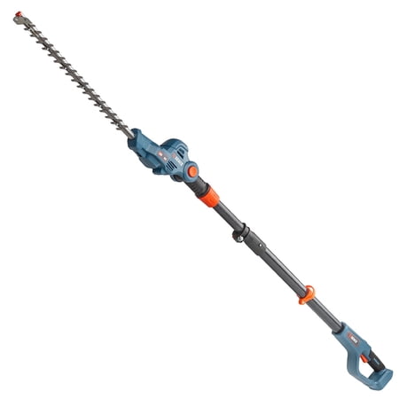 SENIX 20 Volt Max* 21-Inch Cordless Pole Hedge Trimmer with an Adjustable Head & Telescoping Shaft (Tool Only) HTPX2-M-0