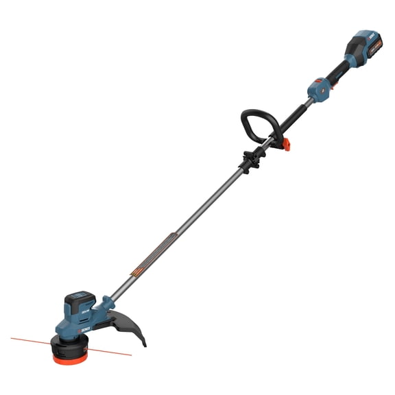 SENIX 20V 15" Cordless Brushless String Trimmer, 2-Speed Control, Semi-Automatic Line Feed, 0.08" Dual Line, 5.0Ah Battery & Charger Included, GTX2-M3