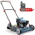 thumbnail image 1 of SENIX Gas Lawn Mower,20in Cutting Blade / 21in Cutting Deck, 144cc 4-Cycle Engine, 5-Position Height Adjustment Push Mower with Side Discharge, LSPG-L5, 1 of 11