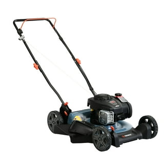 Yard Max 21 in. 170cc 2-in-1 Gas Walk Behind Push Lawn Mower with High Rear  Wheels