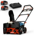 thumbnail image 1 of SENIX 40V 21 Inch Brushless Snow Thrower Cordless Snow Blower,Includes10000mAh Batteries & LED Lights,5-Year Warranty,33ft Throw, 680Lbs/Min, 1 of 15