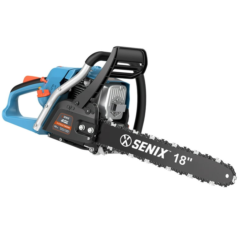 サァセページ SENIX 49cc 4-Cycle 18-Inch Gas Chainsaw with Oregon Bar