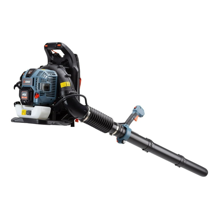Senix High Power 49cc Gas Leaf Blower, Up to 600 CFM and 200 MPH