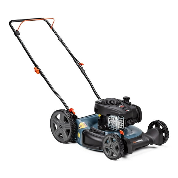 Senix Gas Push Lawn Mower LSPG-M4 - 21 In, 125 Cc Briggs & Stratton, 6-Position, Mulching