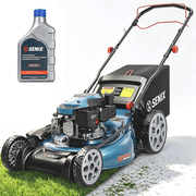 SENIX 22" 170CC Gas Self-Propelled Lawn Mower, Oil Included, Easy Assembly,Foldable,4-in-1,72L/19 Gal Grass Bag,6-Position Height Adjustment