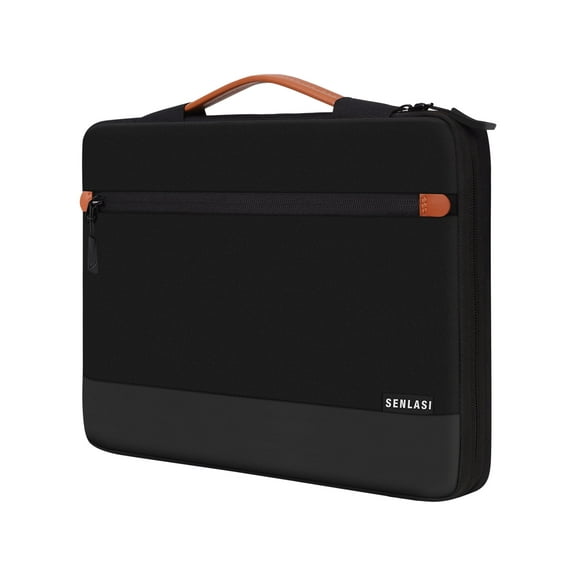 SENLASI 13.3 Inch Laptop Case Sleeve,Macbook Case For MacBook Air 13 13.6 M3 M2 M1 2024 2022-2010,MacBook Pro 14 M4 M3 M2 M1 2024 2023,MacBook Pro 13 2022-2012,13.5" Notebook Laptop Bag, Dark Grey
