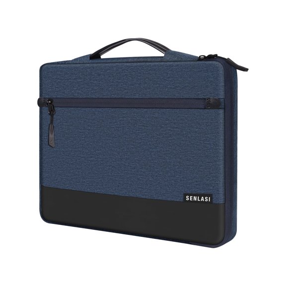 SENLASI 13.3 Inch Laptop Case Sleeve,Macbook Case For MacBook Air 13 13.6 M3 M2 M1 2024 2022-2010,MacBook Pro 14 M4 M3 M2 M1 2024 2023,MacBook Pro 13 2022-2012,13.5" Notebook Laptop Bag,Dark Blue