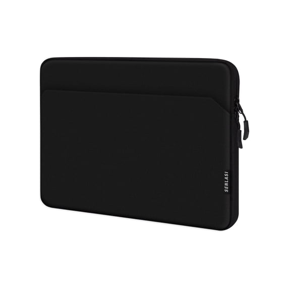 SENLASI 15.6 16 Inch Laptop Sleeve, Protective Case for 15 15.6'' HP Lenovo Dell Acer ASUS Chromebook Notebook, 16 inch MacBook Pro M3 M2 M1(2019-2023) Cover Waterproof Shockproof Bag,Black