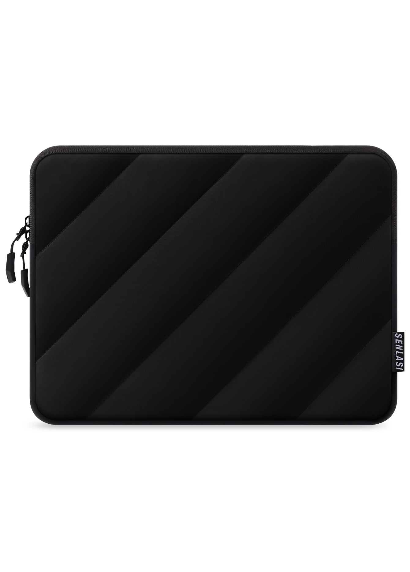 SENLASI Puffy 13.3 Inch Laptop Sleeve Case for Macbook Air 13 13.6 M3 M2 2024 2022-2010, Macbook Pro 13/14 M4 M3 M2 M1 2024 2023 2022-2012,Shockproof Water-resistant Protective Sleeve Case, Black
