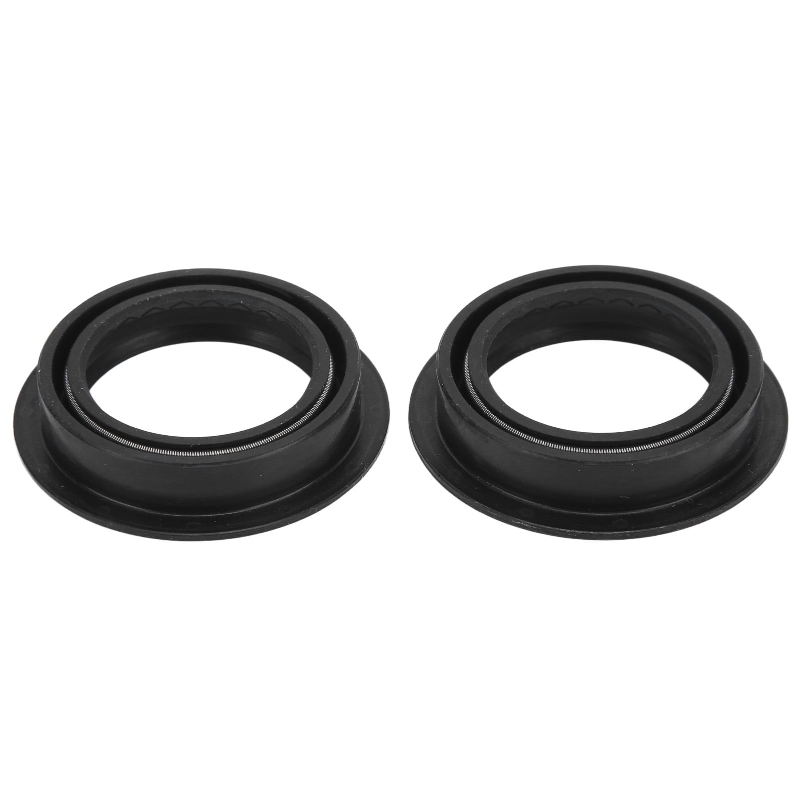 SENLIN 2pcs Front Inner Axle Seal 40533‑01J00 Rubber Black Replacement
