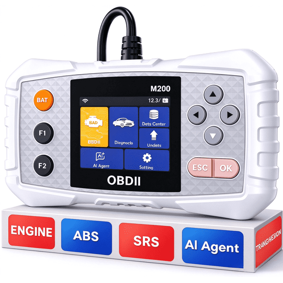 SENLINK OBD2 Scanner Car Diagnostic Tool ABS SRS Transmission AI Code Reader Live Data DTC Engine Codes 1996 and Newer Cars Trucks VIN Handheld Auto Scan Garage