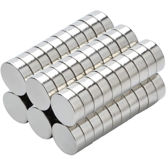 SENLLEO 50 Pack Extra Strong Magnets 8 x 3 mm, Grade N42 Neodymium Magnet for White Board, Fridge, Pin Board and DIY Picture