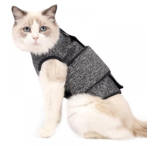 SENLLEO Cat Anxiety Calming WrapCat Anxiety Jacket Calming Vest for Travel, Separation,Thunder Frightened Relief Vet Solution Shirt for Keeping Cats Calming Jacket