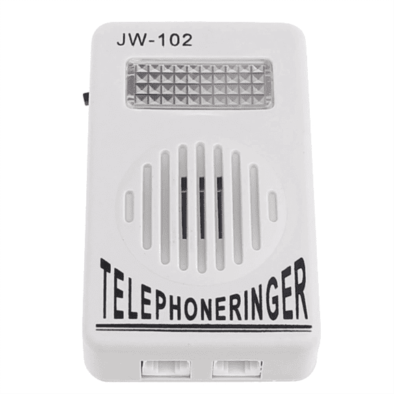 SENLLEO Telephone Ringer Phone Amplifier Wall Ring Speaker Strobe Light Flasher Bell Extra-Loud Sound