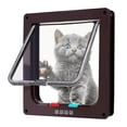 thumbnail image 1 of SENNAUX 4 Way Locking Pet Cat Dog Magnetic Lock Flap Door Gate Frame S, 1 of 6