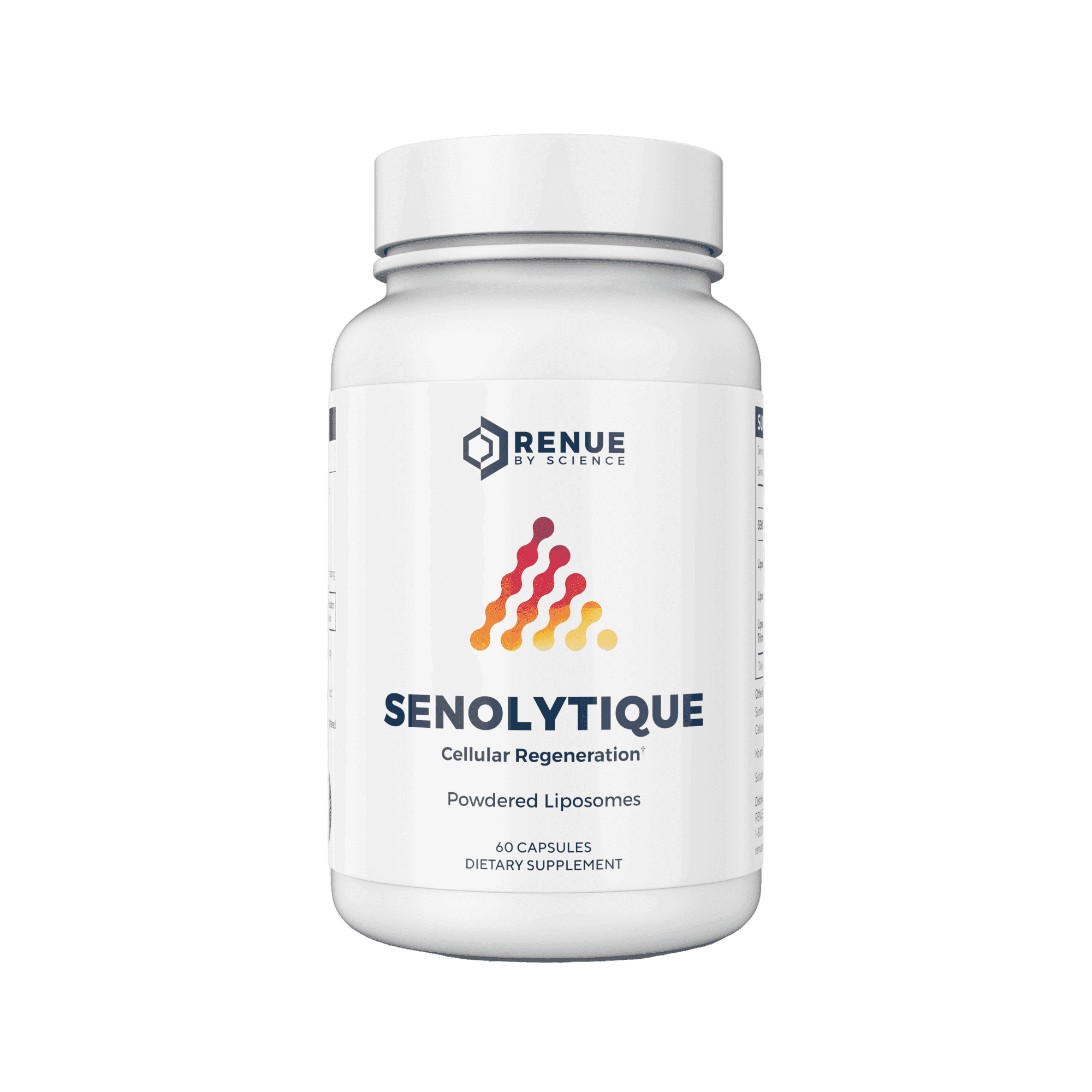 RENUE by SCIENCE Senolytique Senolytic Supplements | 60 Capsules with Fisetin (35mg) Quercetin (78mg) & Spermidine (3mg) per Serving | Liposomal Formula | Manufactured in the USA & Third-Party Tested