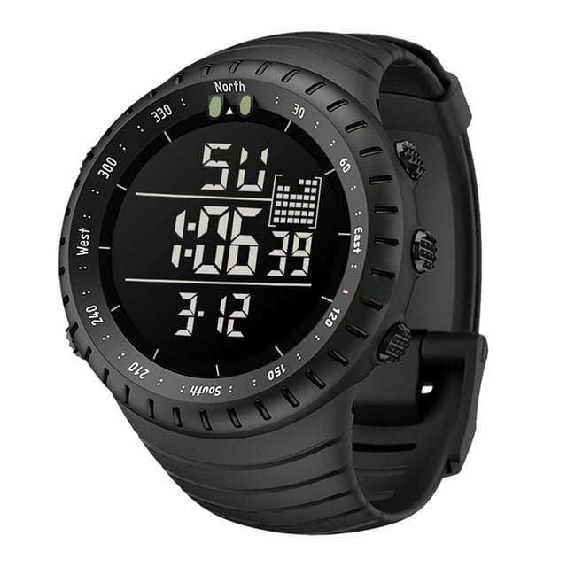 SENORS Mens Digital Watch SENORS Sport Watch  Waterproof Digital Watches Electronic Luminous Wristwatch with Stopwatch
