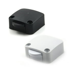 SENRISE 1/2/5pcs Universal Automatic Reset Switch Cabinet Door Light Switch Open Close Control Home Use Black/White