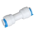 thumbnail image 1 of SENRISE 1/3/5 Pcs Polyoxymethylene 1/4" Water Filter Fitting Straight Connector Quick Connect Water Tube Fitting Easy to Install 3 Sizes White, 1 of 5
