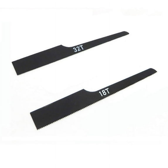SENRISE 10Pcs Reciprocating Air Saw Blades Replacement Blades Bimetallic Black 18T