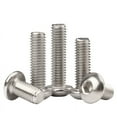 thumbnail image 1 of SENRISE 2/5 Pcs Stainless Steel Button Head Socket Cap Screws Fully Threaded Machine Screws 6mm-80mm M3-M10 Silver Multiple Choices, 1 of 5
