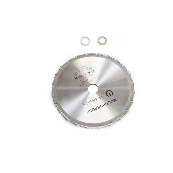SENRISE 210mm Carbide Circular Saw Blade Cutting Disc For Wood Cutting Soft Metals
