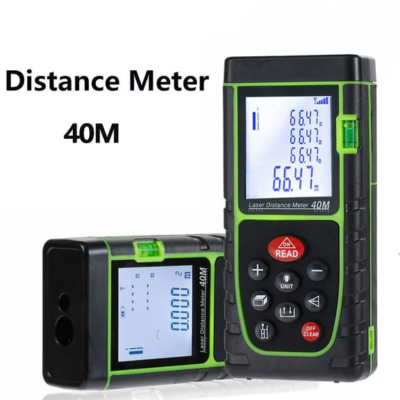 SENRISE 40m Laser Measuring Distance Meter for Area and Volume Measurement IP54 Waterproof