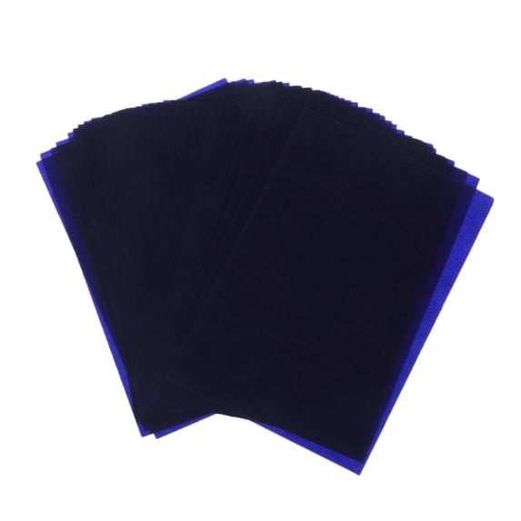 SENRISE A5 70 Sheets Carbon Paper Hand Copy Design Draft Typewriters and Word Processors Blue