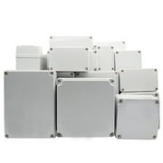 SENRISE ABS Junction Box Electrical Project Enclosure Box Protection IP67 Waterproof White 200 150 75mm