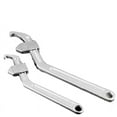 thumbnail image 1 of SENRISE Adjustable Hook Pin Spanner Wrench Locking Crescent 35mm-165mm Silver, 1 of 6