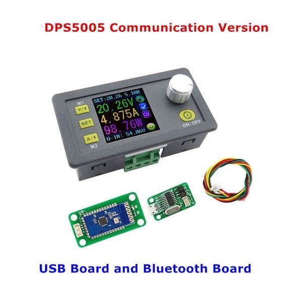 SENRISE Adjustable digital control USB Bluetooth Board LCD Display Power Supply