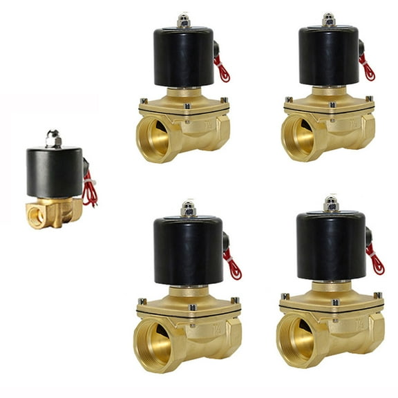 SENRISE Alloy Electric Solenoid Valve Electromechanically Operated Valve Water Oil Air Gas Welders 5 Choice