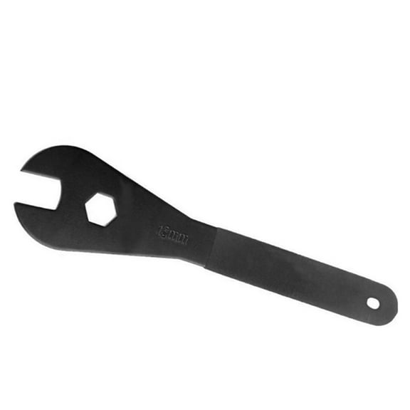 SENRISE Bicycle Spanner Wrench Spindle Carbon Steel Bike Repair Tool 15mm Black