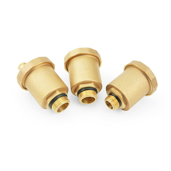 SENRISE Brass Air Vent Valve Quick Exhaust Air Control Valve DN10-DN25 4 Size