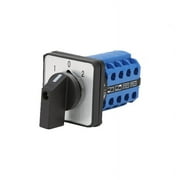 SENRISE Changeover Switch 3 Position 4 Pole 16 Screw Terminals Momentary Universal Rotary Changeover Switch 20A-63A