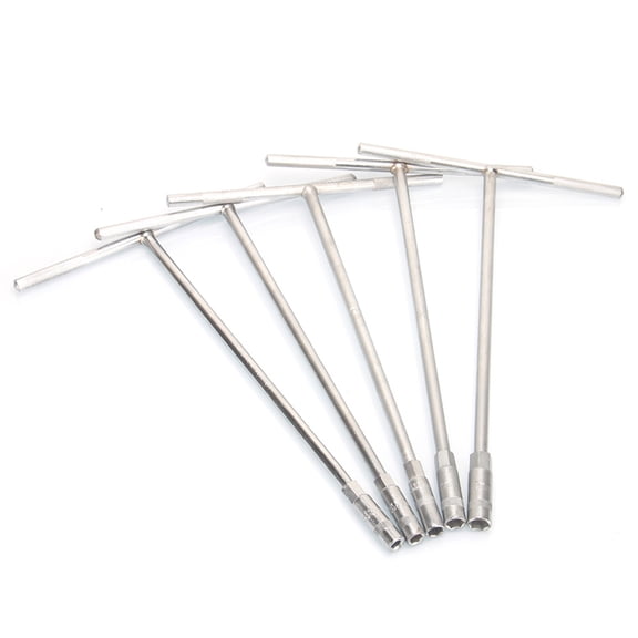 SENRISE Compact T-Handle Wrench Size 6 mm Silver Universal