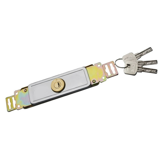 SENRISE Copper Roller Shutter Lock with Keys Safety and Practical Bronze Tone Design C