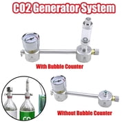 SENRISE DIY CO2 System DIY Kit Automatic Pressure Relief Valve Bubble Counter For Plants Aquarium