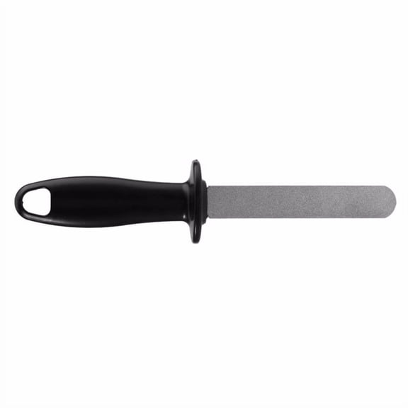 SENRISE Diamond Sharpener Rod Kitchen Knife Sharpener Polishing Silver and Black