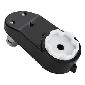 SENRISE Electric Motor Gearbox for Children Powered Ride Toys Replacement Gear Box Black RS390-12V-16000 Turn, 5 Teeth
