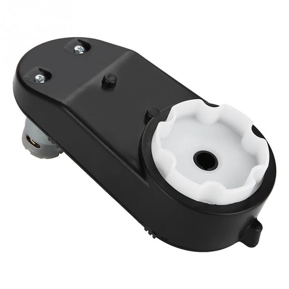 SENRISE Electric Motor Gearbox for Children Powered Ride Toys Replacement Gear Box Black RS390-12V-16000 Turn, 5 Teeth