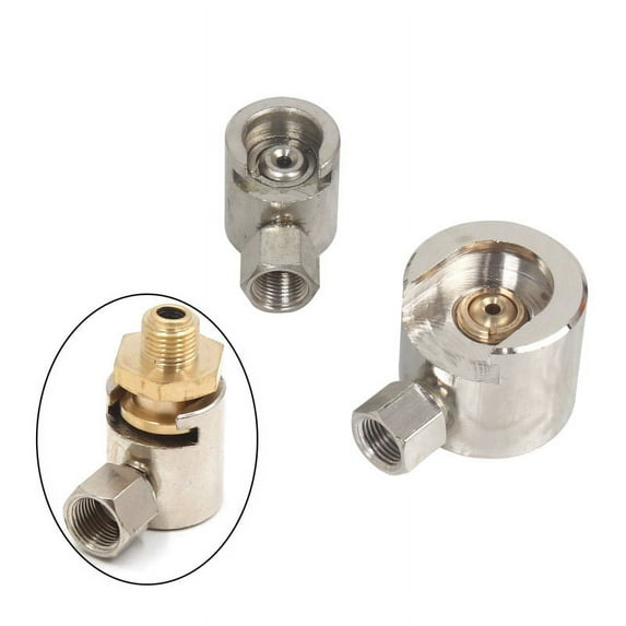 SENRISE Female Thread Dia Flat Button Type Metal Grease Nipple Coupler 16mm/22mm Silver Tone Universal