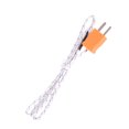 thumbnail image 1 of SENRISE Fiberglass Cable K Type Thermocouple Probe Connection for Most Multimeter and Temperature Meters Universal, 1 of 5