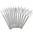 thumbnail image 1 of SENRISE Flat Wood Spade Drill Bit Hole Cutter Woodworking Carbon Steel Silver 25mm, 1 of 8