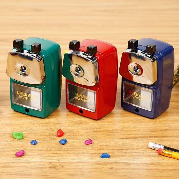 SENRISE Heavy Duty Mechanical Pencil Sharpener Hand Cranked Random Color
